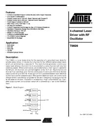 Datasheet T0820 manufacturer ATMEL