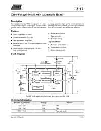 Datasheet T2117-3AS manufacturer ATMEL