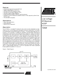 Datasheet T2526N2xx-yyy manufacturer ATMEL