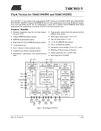 Datasheet T48C893-VTKQ manufacturer ATMEL