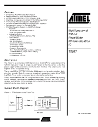 Datasheet T555701M01-DBW manufacturer ATMEL