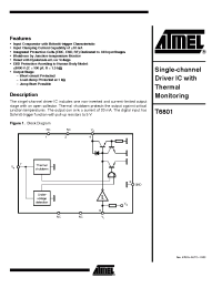 Datasheet T6801 manufacturer ATMEL
