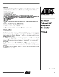 Datasheet T7904EK2-E manufacturer ATMEL
