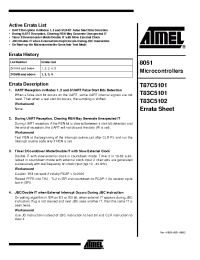 Datasheet T83C5101 manufacturer ATMEL