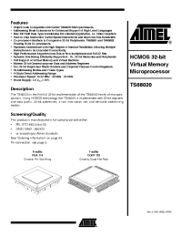 Datasheet TS68020DESC04XC manufacturer ATMEL