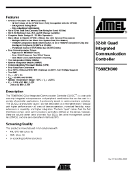 Datasheet TS68EN360 manufacturer ATMEL