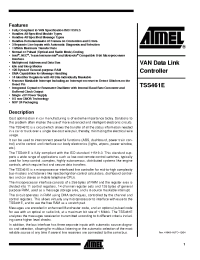 Datasheet TSS461E manufacturer ATMEL
