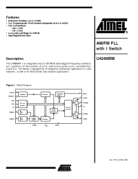 Datasheet U4289BM manufacturer ATMEL