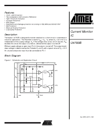 Datasheet U4793B-FP manufacturer ATMEL