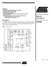 Datasheet U6808B manufacturer ATMEL