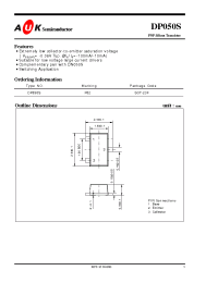 Datasheet DP050S manufacturer AUK