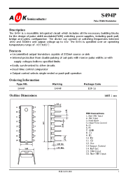 Datasheet S494P manufacturer AUK