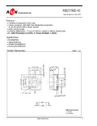 Datasheet SB2336E-G manufacturer AUK