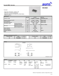 Datasheet HC4025 manufacturer Auris