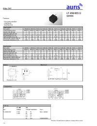 Datasheet LT450BU manufacturer Auris