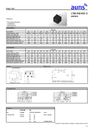 Datasheet LTM455BU manufacturer Auris