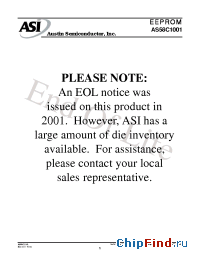 Datasheet AS58C1001 manufacturer Austin