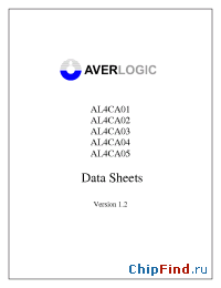 Datasheet AL4CA0x manufacturer AverLogic