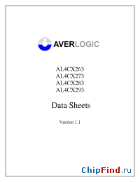 Datasheet AL4CX263 manufacturer AverLogic
