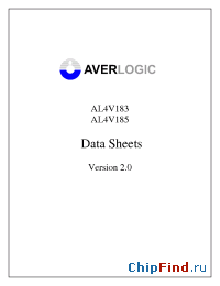 Datasheet AL4V18x manufacturer AverLogic