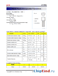 Datasheet AV3904 manufacturer AvicTek