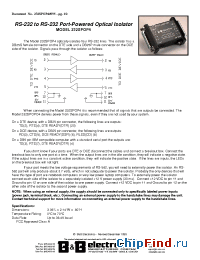 Datasheet 232SPOP4 manufacturer B&B Electronics
