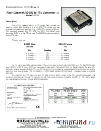 Datasheet 232TTL manufacturer B&B Electronics