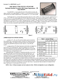 Datasheet 485HSPR manufacturer B&B Electronics