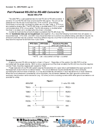 Datasheet 485LP9R manufacturer B&B Electronics