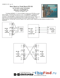 Datasheet MODEL232RMPCL manufacturer B&B Electronics
