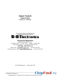 Datasheet MODEL232SS2 manufacturer B&B Electronics