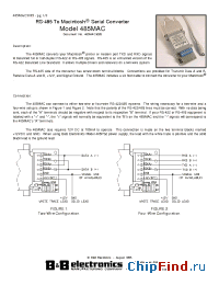 Datasheet MODEL485MAC manufacturer B&B Electronics