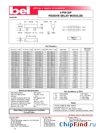 Datasheet 0403-0002-50 manufacturer BEL Fuse