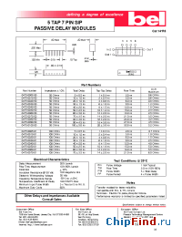 Datasheet 0475-0010-50 manufacturer BEL Fuse