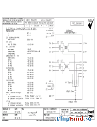 Datasheet 0845-2D1T-H5 manufacturer BEL Fuse