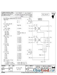 Datasheet 0845-2G1T-H5 manufacturer BEL Fuse