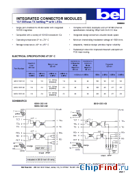 Datasheet BM00801 manufacturer BEL Fuse