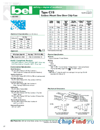 Datasheet C1S1.25 manufacturer BEL Fuse