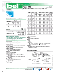 Datasheet C2Q250 manufacturer BEL Fuse