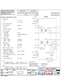 Datasheet C893-1AX1-E1PA manufacturer BEL Fuse