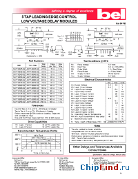 Datasheet S477-0025-02 manufacturer BEL Fuse