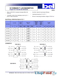 Datasheet S558-5999-J1 manufacturer BEL Fuse