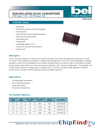 Datasheet S7DB-08C150 manufacturer BEL Fuse