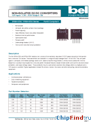 Datasheet SRAH-03A manufacturer BEL Fuse