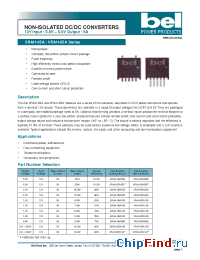 Datasheet SRAH-05A1A0 manufacturer BEL Fuse