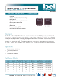 Datasheet SRAH-05B manufacturer BEL Fuse