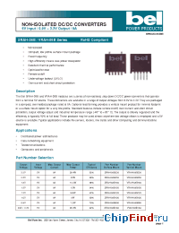Datasheet SRAH-08B180 manufacturer BEL Fuse
