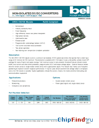 Datasheet SRDC-16D18D manufacturer BEL Fuse