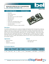 Datasheet SRDC-16D25S manufacturer BEL Fuse