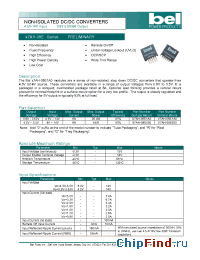 Datasheet V7AH-08E1A0 manufacturer BEL Fuse